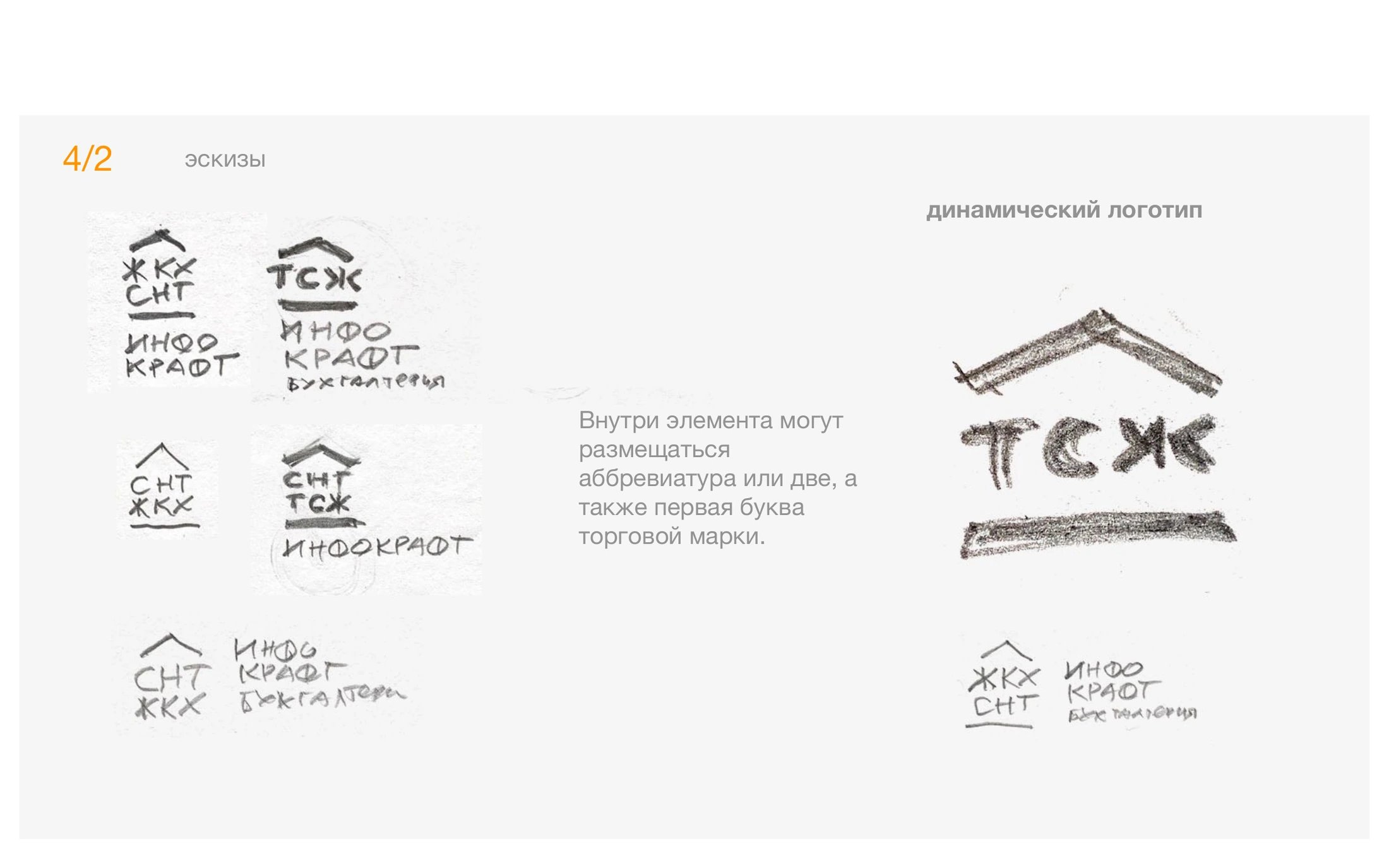 Original concept presentation / Testing the symbol alongside the wordmark.